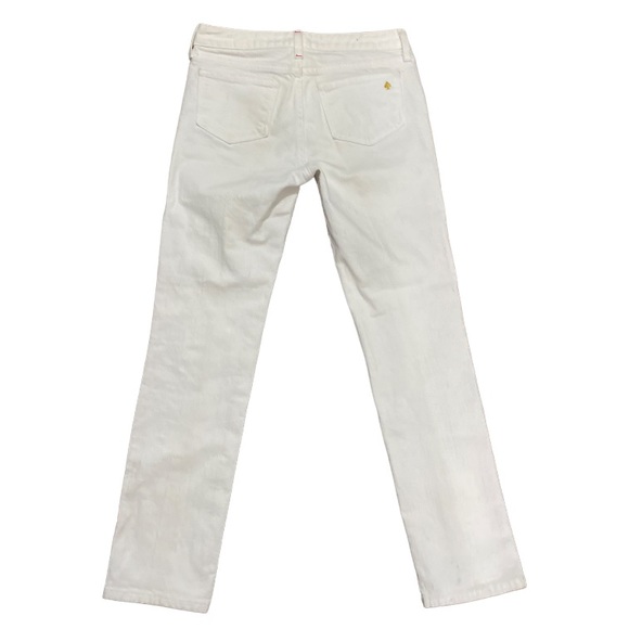 NWOT Kate Spade NY Play Hooky Perry St White Straight Leg Jean size 27 - Picture 8 of 13